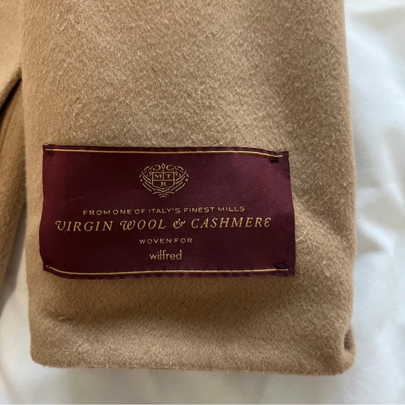 Wilfred Julien oversized wool and cashmere blend coat in Camel size small - Picture 6 of 16